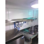 Stainless Steel Wall Mounted Shelf 2100mmx 300mm