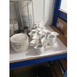 A Large Quantity Of Branded Polo Cups And Saucers White Wear Some Branded Some Unbranded New Boxed