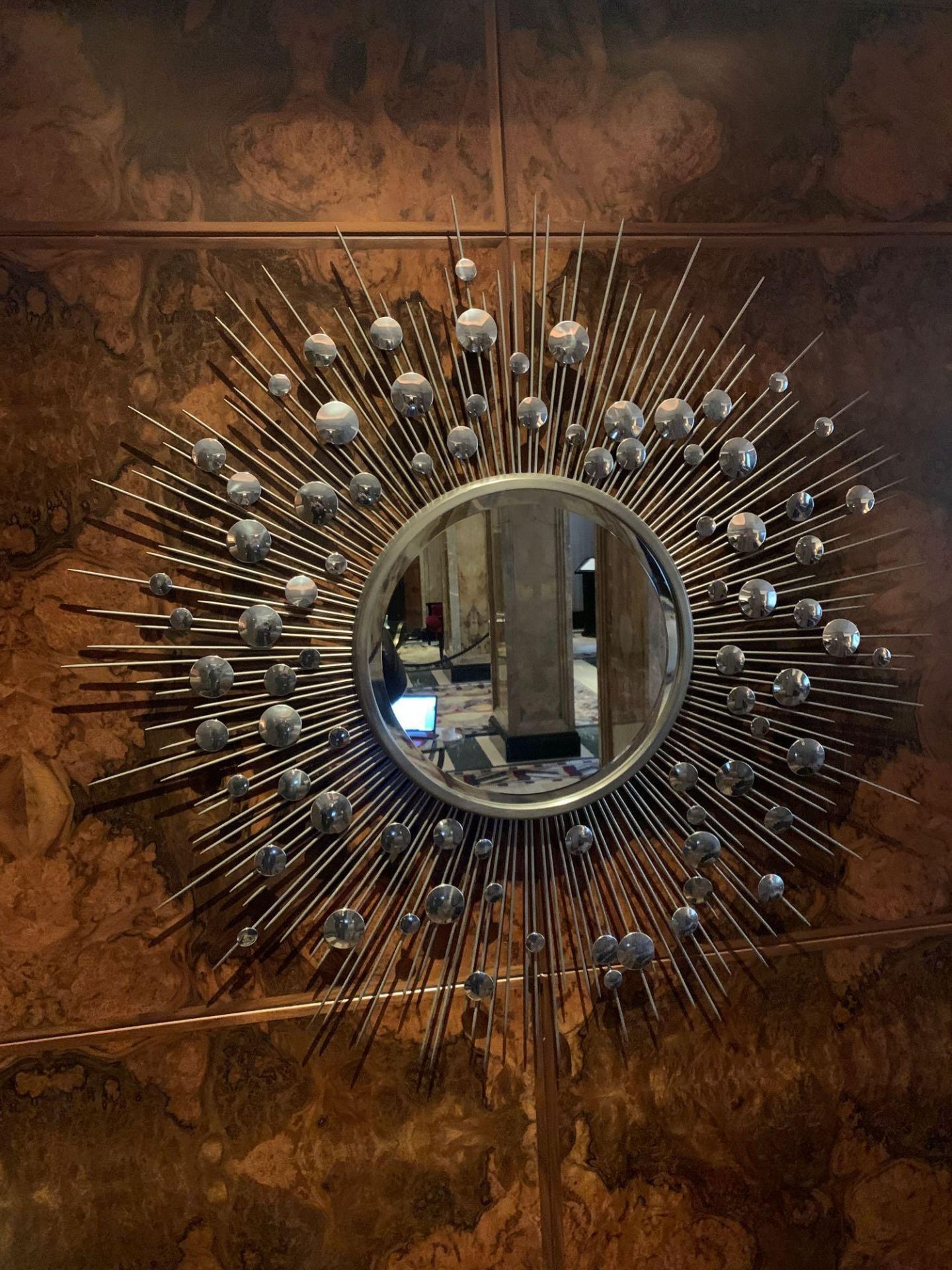 Villiers Bros Urchin Accent Mirror Contemporary Style Approximately 110cm ( Loc Lobby) - Image 2 of 3