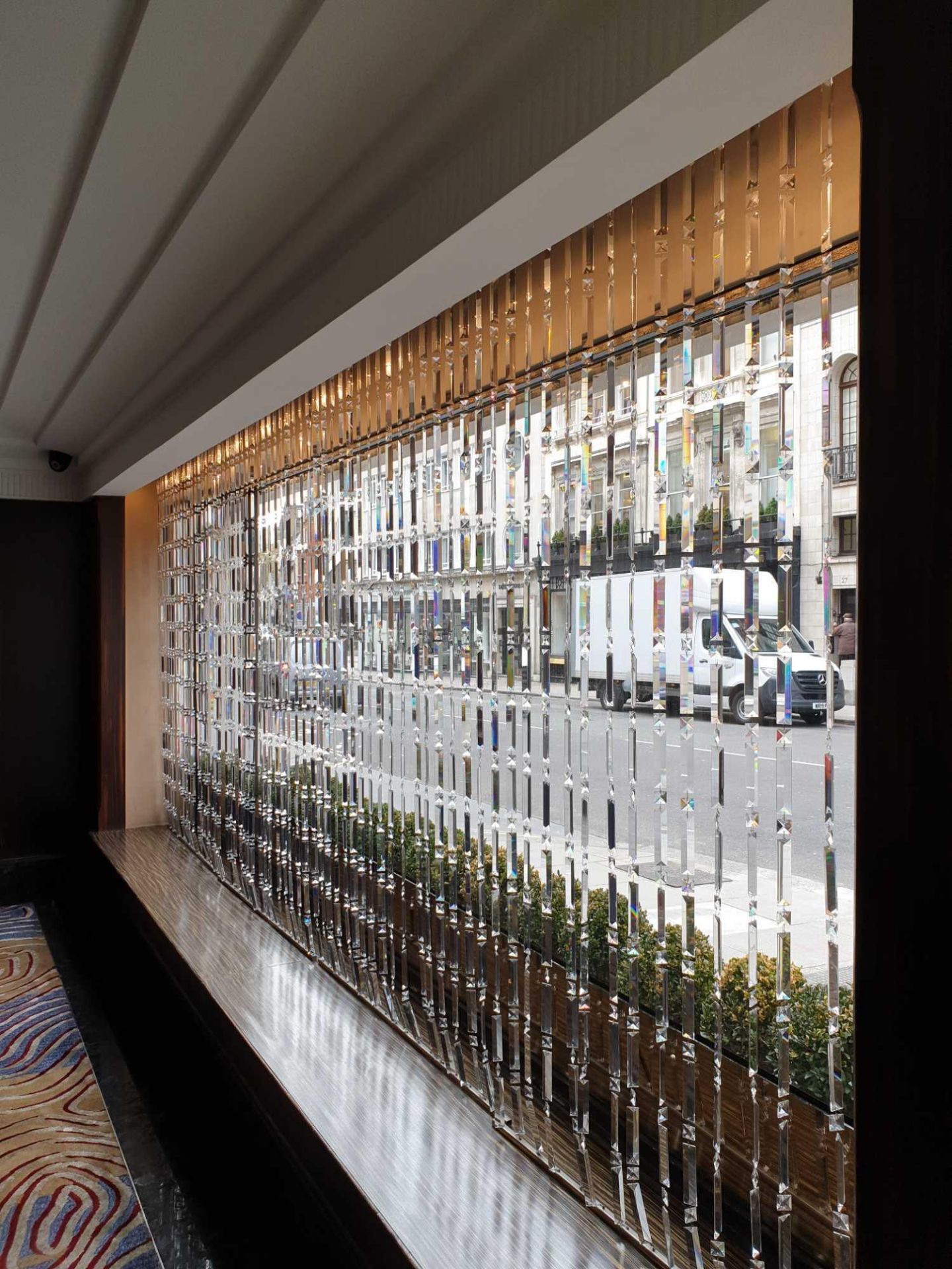 Custom Crystal Window Lighting Draperyx Lights Of Vienna Swarovski Crystal 50mm Spacing And Link Bar - Image 3 of 4