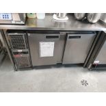 Precision MCU211 Stainless Steel Double Door Bench Counter Refrigerator 300 Litre Capacity