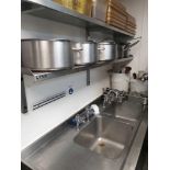 Stainless Steel Wall Mounted Shelf 1900mmx 300mm