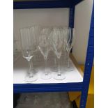 A Large Quantity Of Glassware Including Wine Glasses Slim Glasses Brandy Glasses Tumblers Cocktail