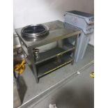 Stainless Steel Preparation Table With Under Shelves 840mmx 610mm