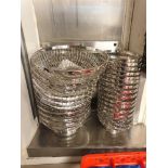 25x Various Stainless Steel Bread Baskets As Found