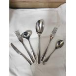 A Quantity Of Mixed Stainless Steel Cutlery As Found