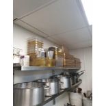 Stainless Steel Wall Mounted Shelf 1900mmx 300mm