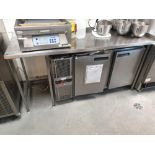 Stainless Steel Preparation Table With Upstand 1900mmx 710mm