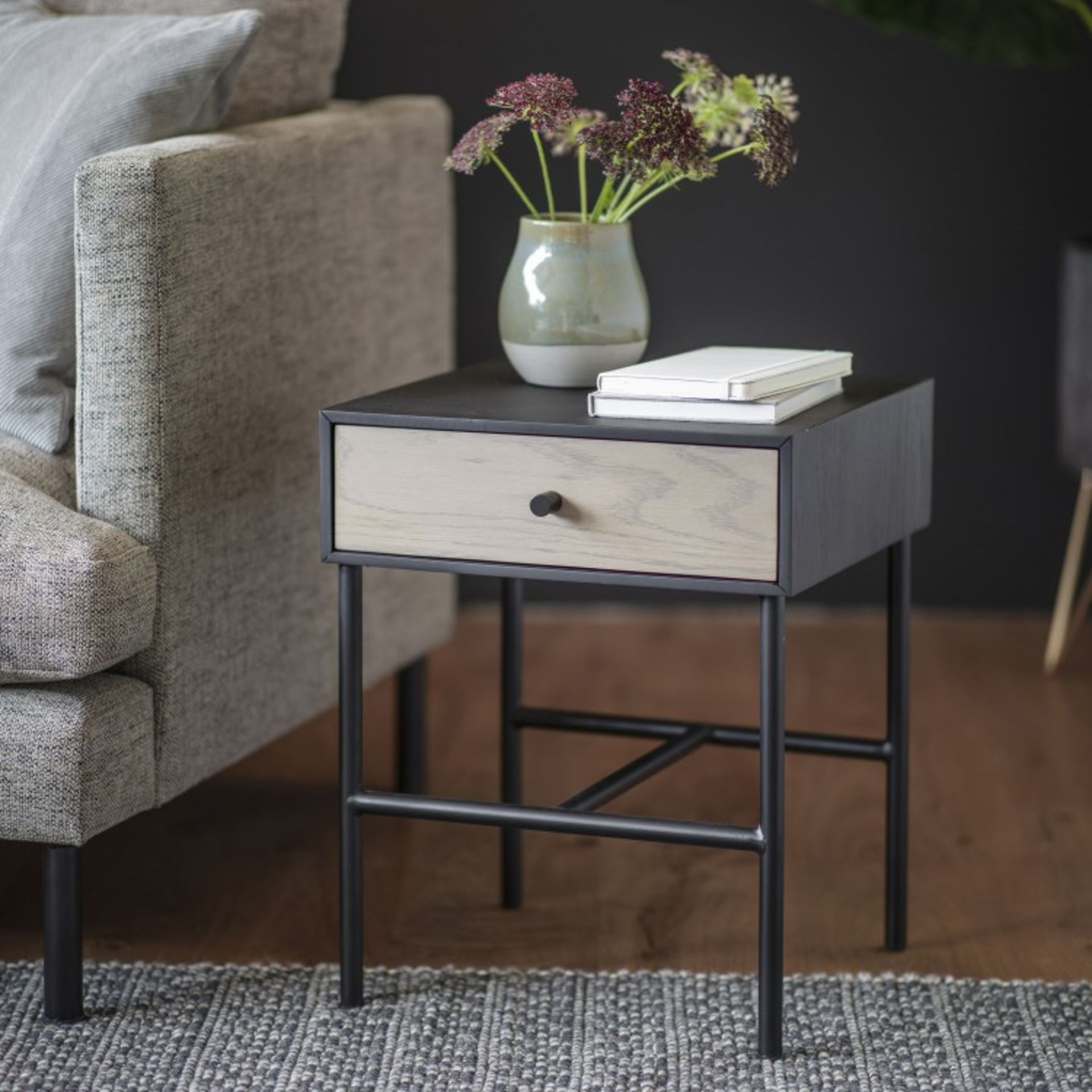 Carbury Side Table With Its Sleek Minimalist Metal Frame The Carbury Table Is A Practical Option For