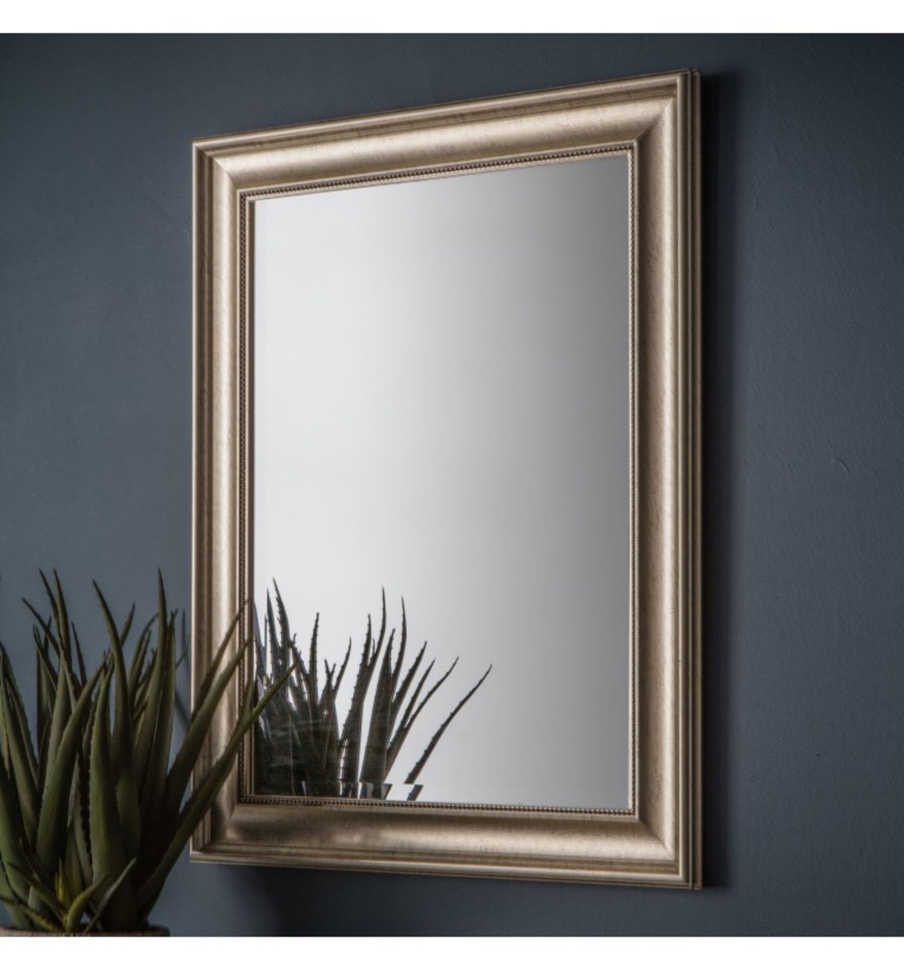 Presley Mirror Antique Silver W630 x H790mm A Timeless Design For A Hallway Or Living Room, The