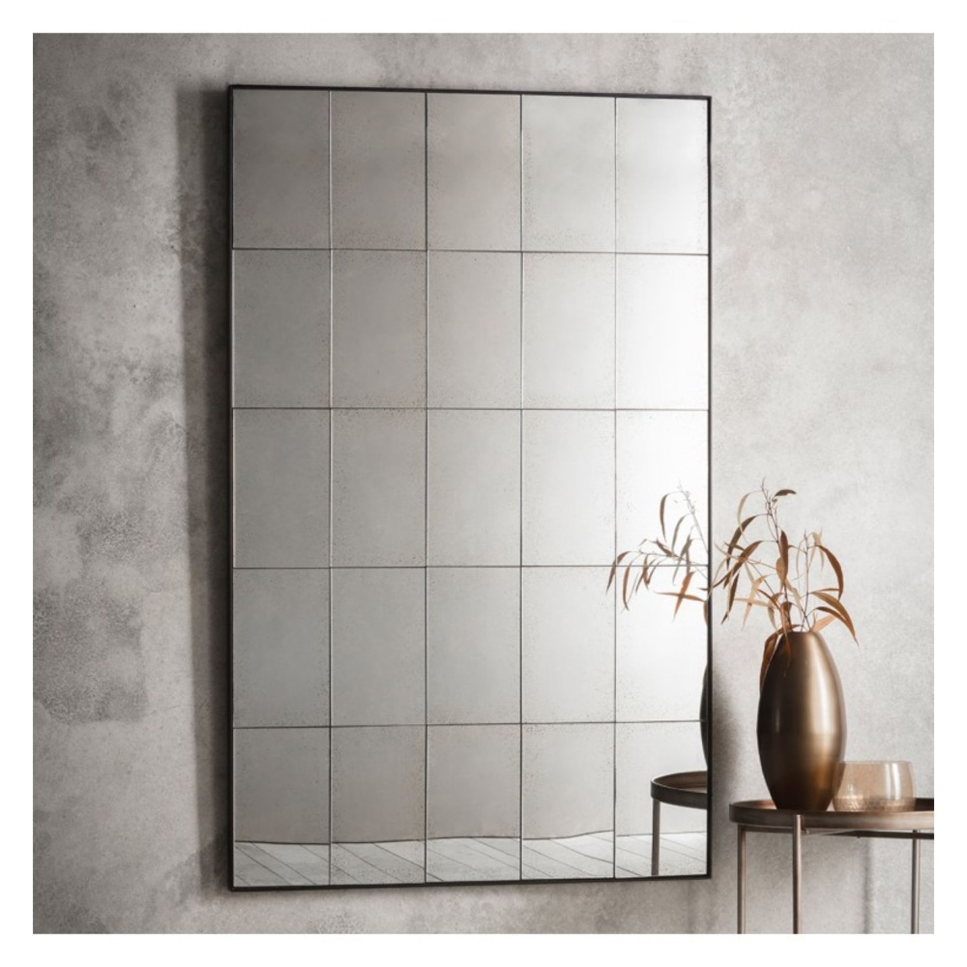 Boxley Mirror 620 x 1600mm Contemporary Statement Mirror Featuring Individual Mirrored Pieces With