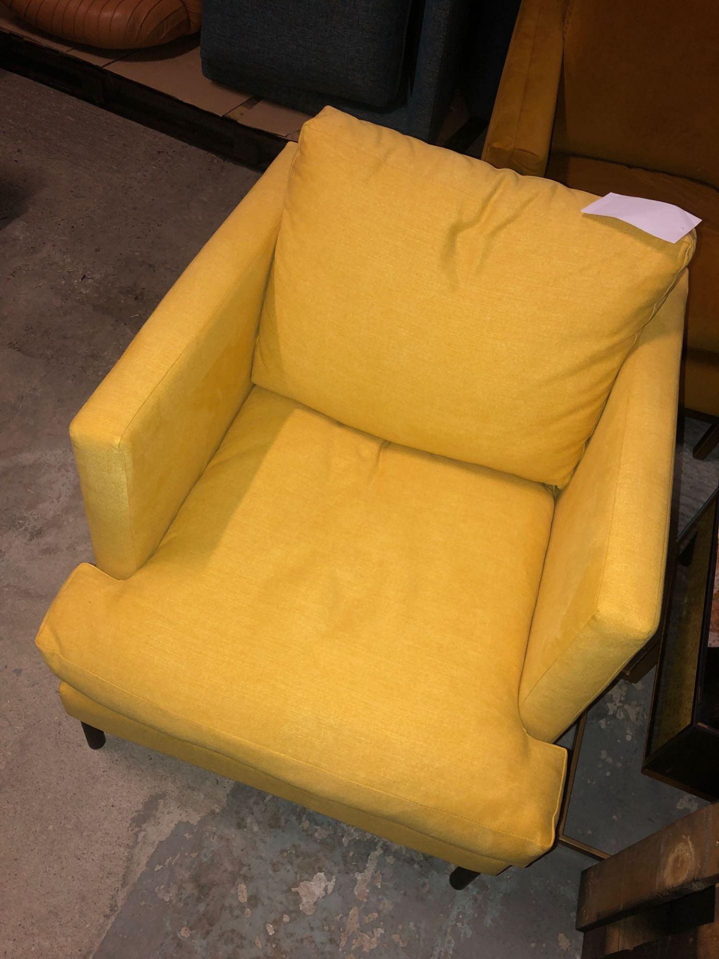 Dulwich Armchair Modena Ochre 800 x 1000 x 900 Complete The Apartment Living Look With Our Dulwich - Image 3 of 3