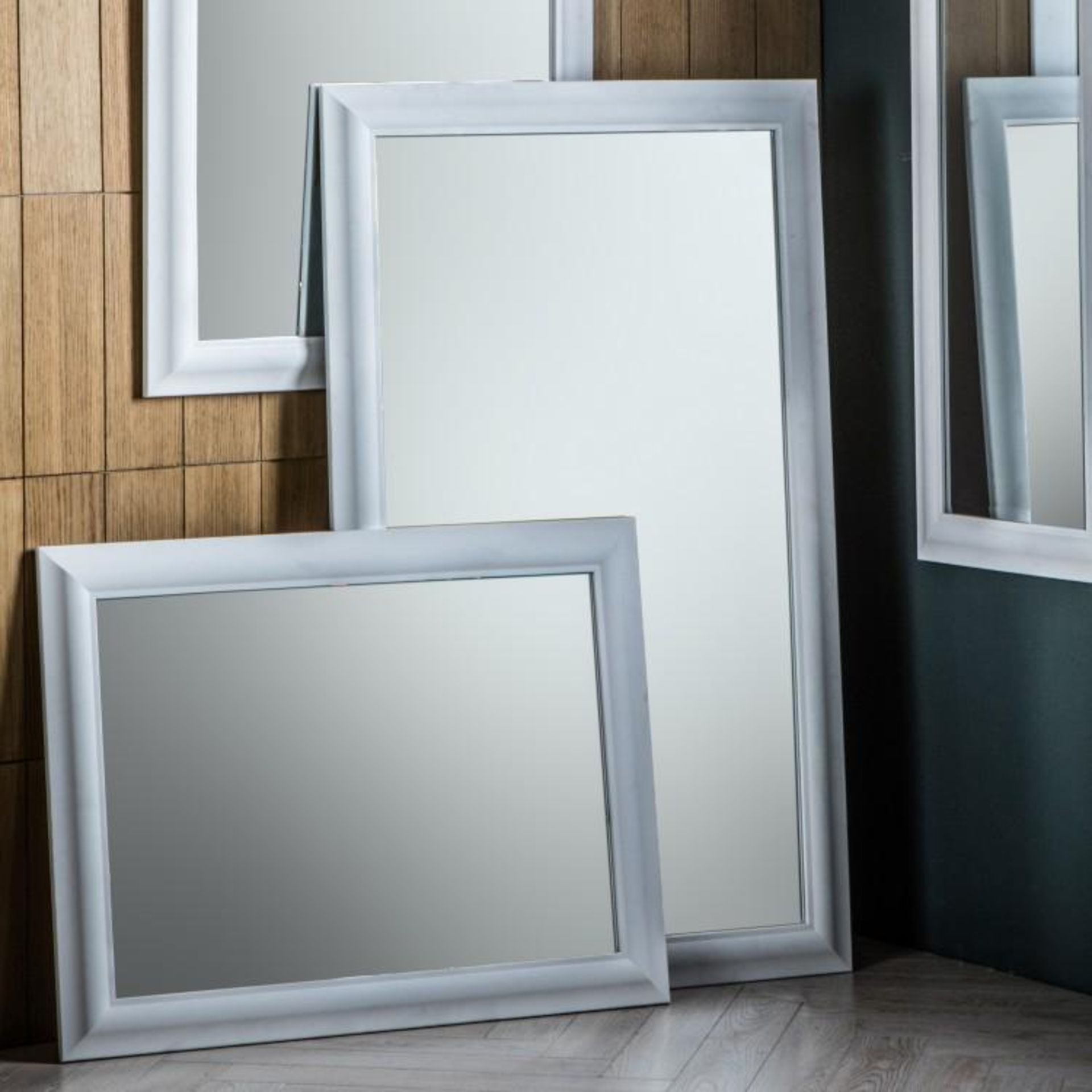 Cobain Mirror White 690 x 900mm This Cobain Mirror In White Oozes Elegance And Sophistication Hang