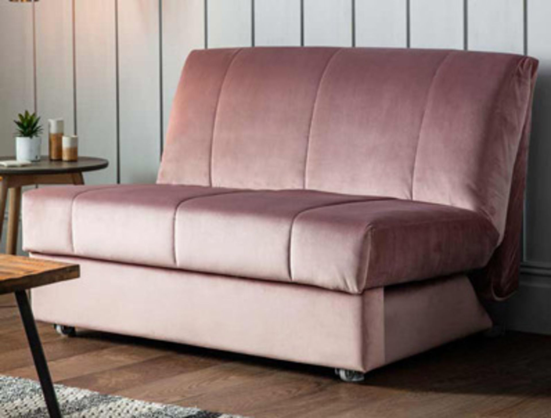Metz Sofa 120cm Modena Mulberry Upholstered The Metz collection is ideal even for smaller spaces,