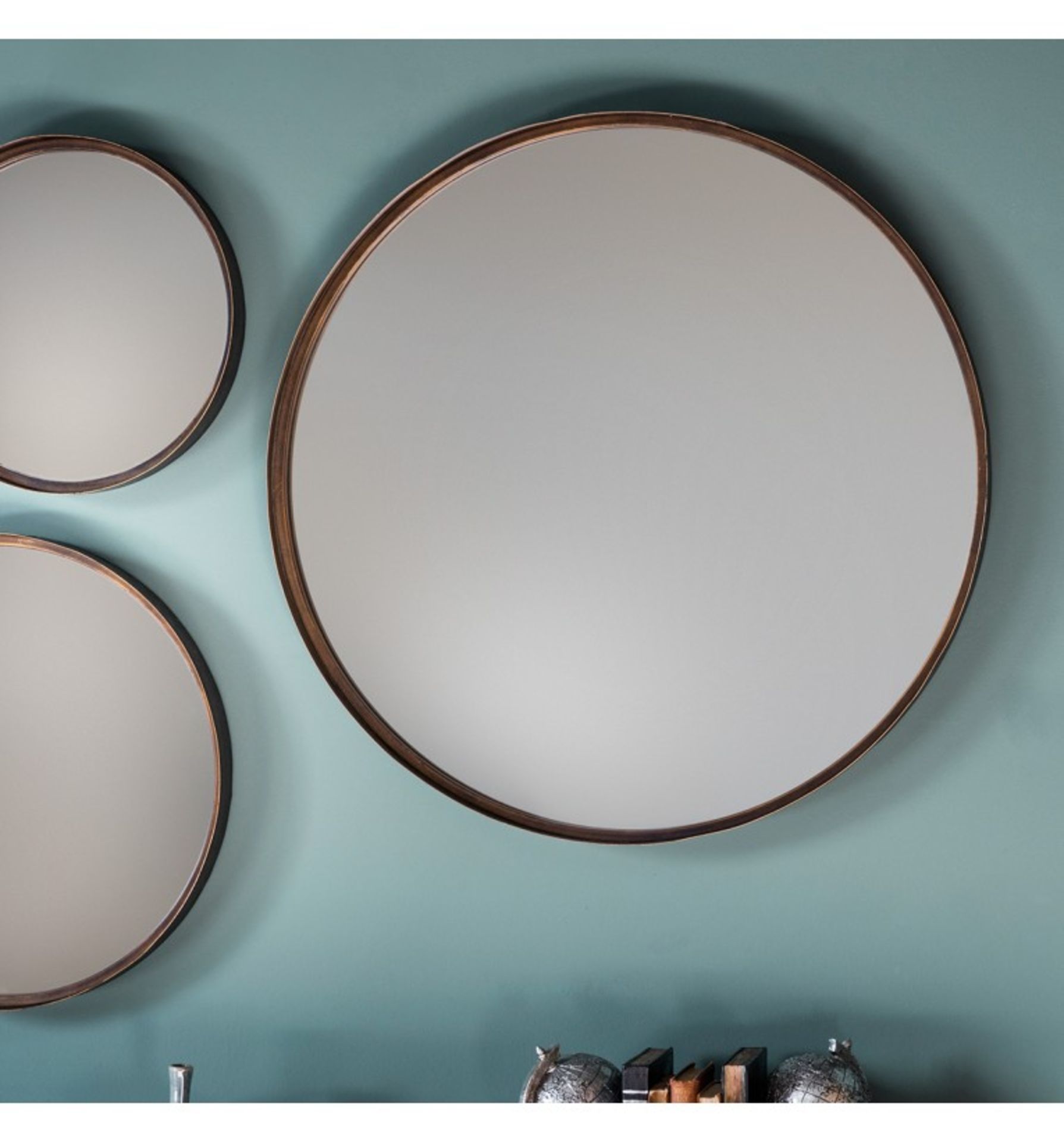 Reading Round Mirror 410 x 410 x 40mm The Reading Round Mirror Is Perfect To Hang In Your Hallway