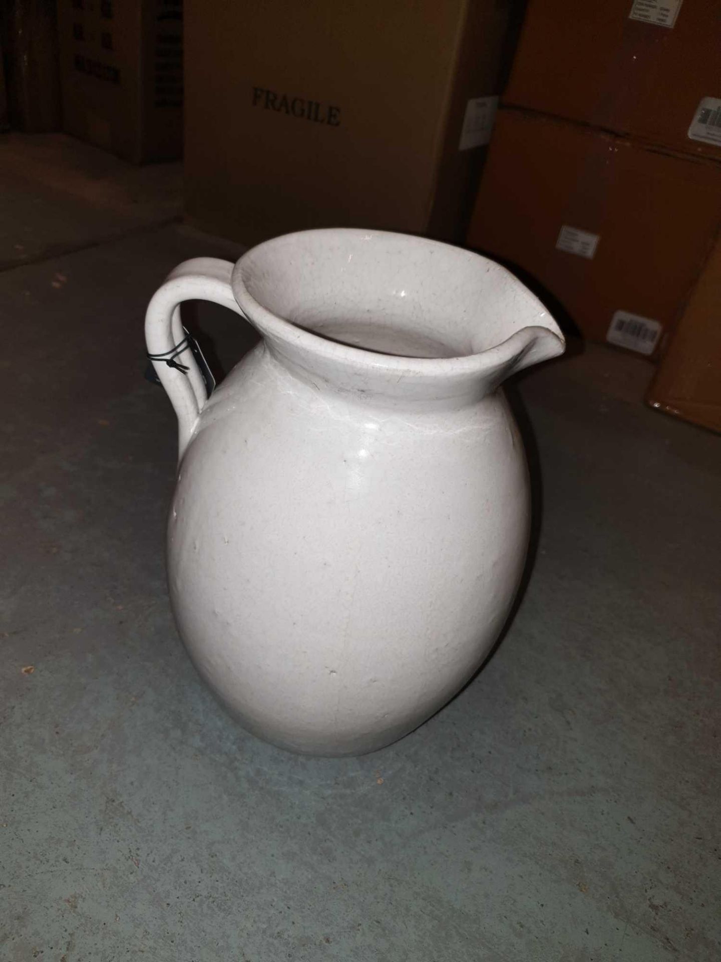 Nerthus Ceramic Pitcher White 270x210mm Being Both Stunning And Contemporary, This Versatile Pitcher