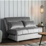 Metz Sofa 140cm Longford IceUpholstered The Metz collection is ideal even for smaller spaces,