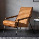 Lucera Armchair is an eye-catching piece that will add a style statement to your living space. The