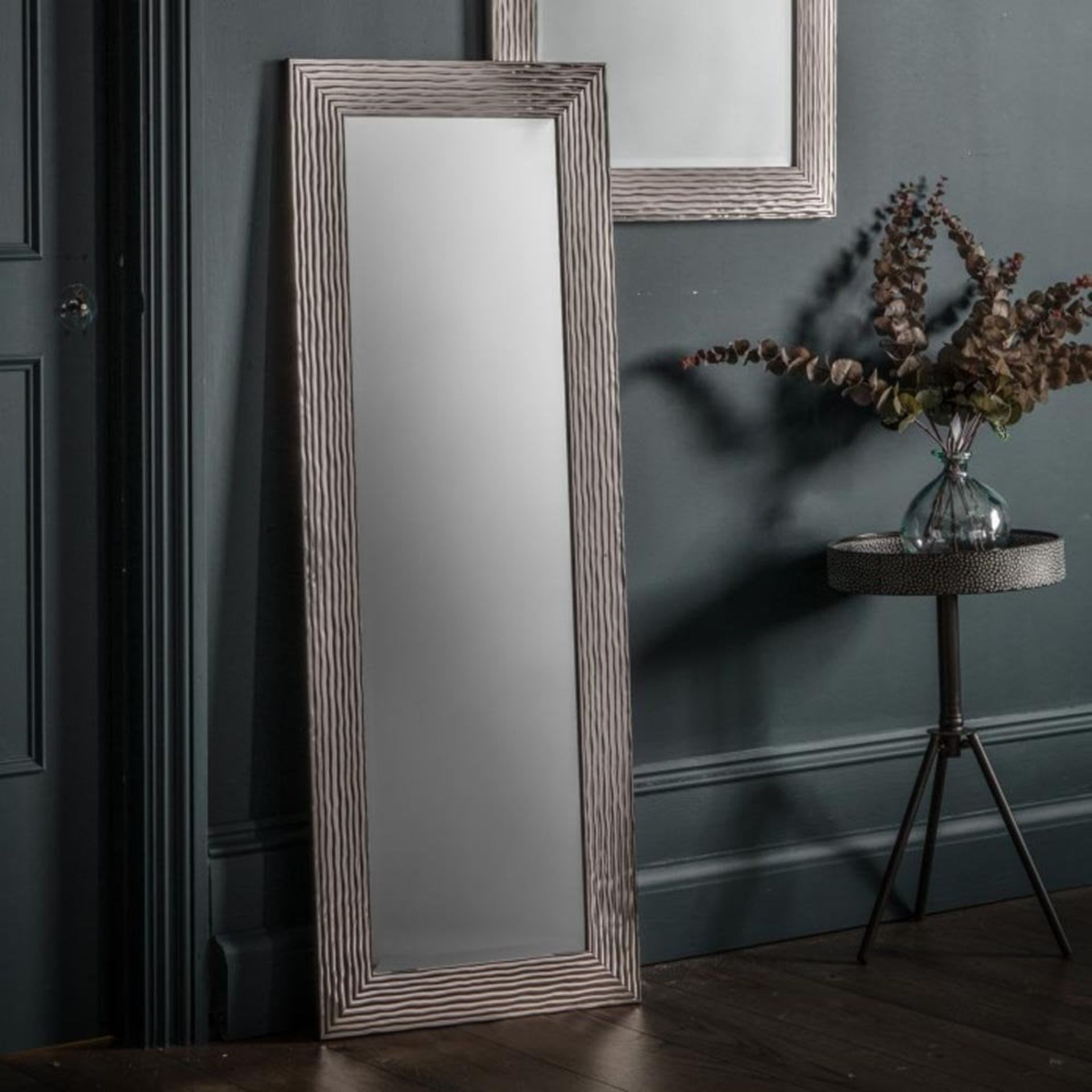Mercury Mirror Silver 480 x 1320mm Framed RECTANGULAR Mirror With A Contemporary Scandinavian Style