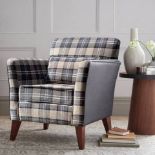 Compton accent chair is influenced by the Glens of Scotland with its warm and welcoming charm. All
