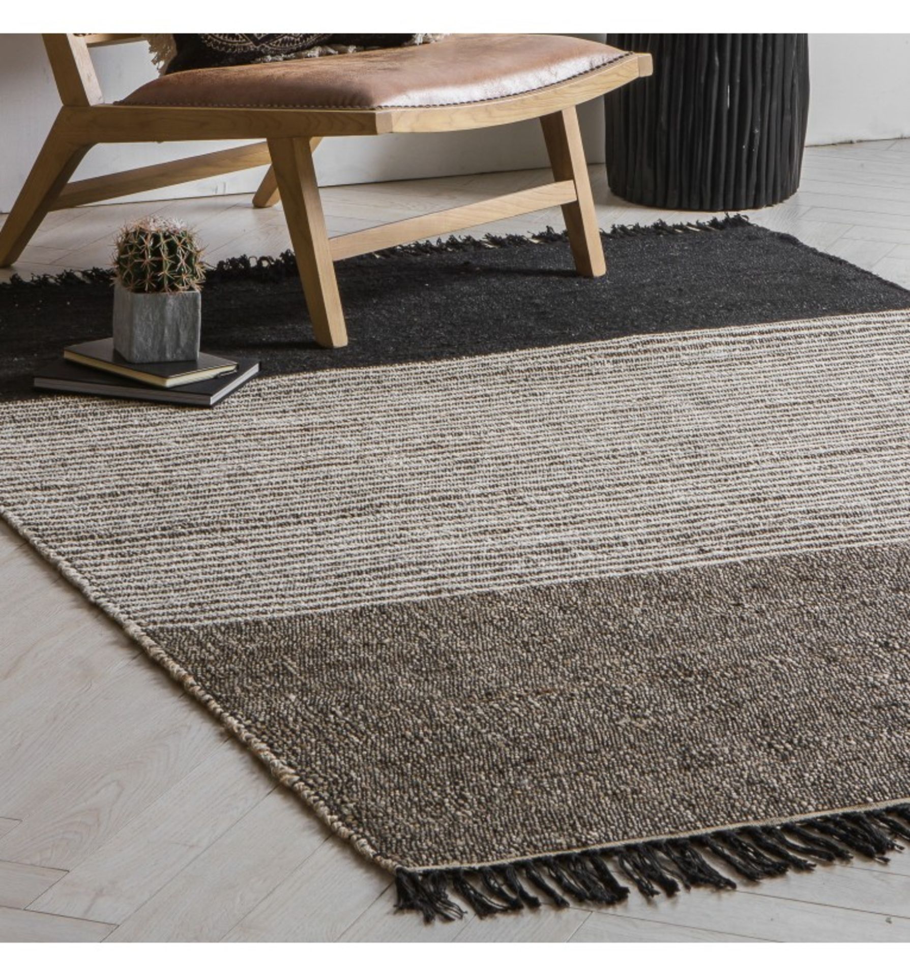 Crossland Rug Monochrome 1600 x 2300mm Modern And Monochromatic This Rug Is Perfect For Adding The