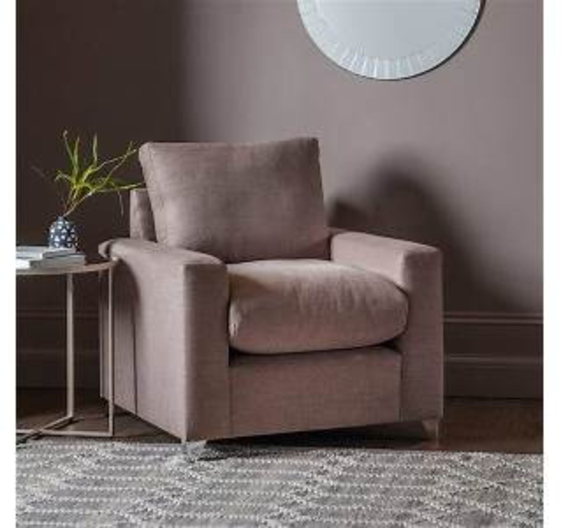 Hambleton Armchair Denim Blue Simple In Its Design, The Utility Style Hambleton Collection Is Made