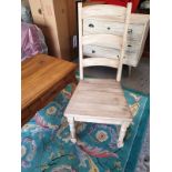 A Pair Of Farmhouse Dining Chair A Rustic Take On The Traditional Ladder-Back Dining Chair This