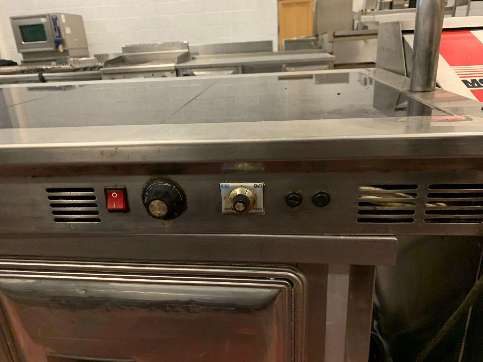 Proline Counter Top Plate Warmer And Heated Gantry. Stainless Steel With Glass Sneeze Guard. 151cm X - Image 2 of 4