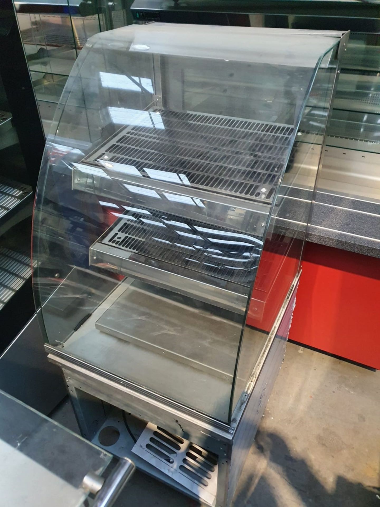 Counterline Drop in heated display cabinet Bespoke Glass fronted drop in heated display cabinet