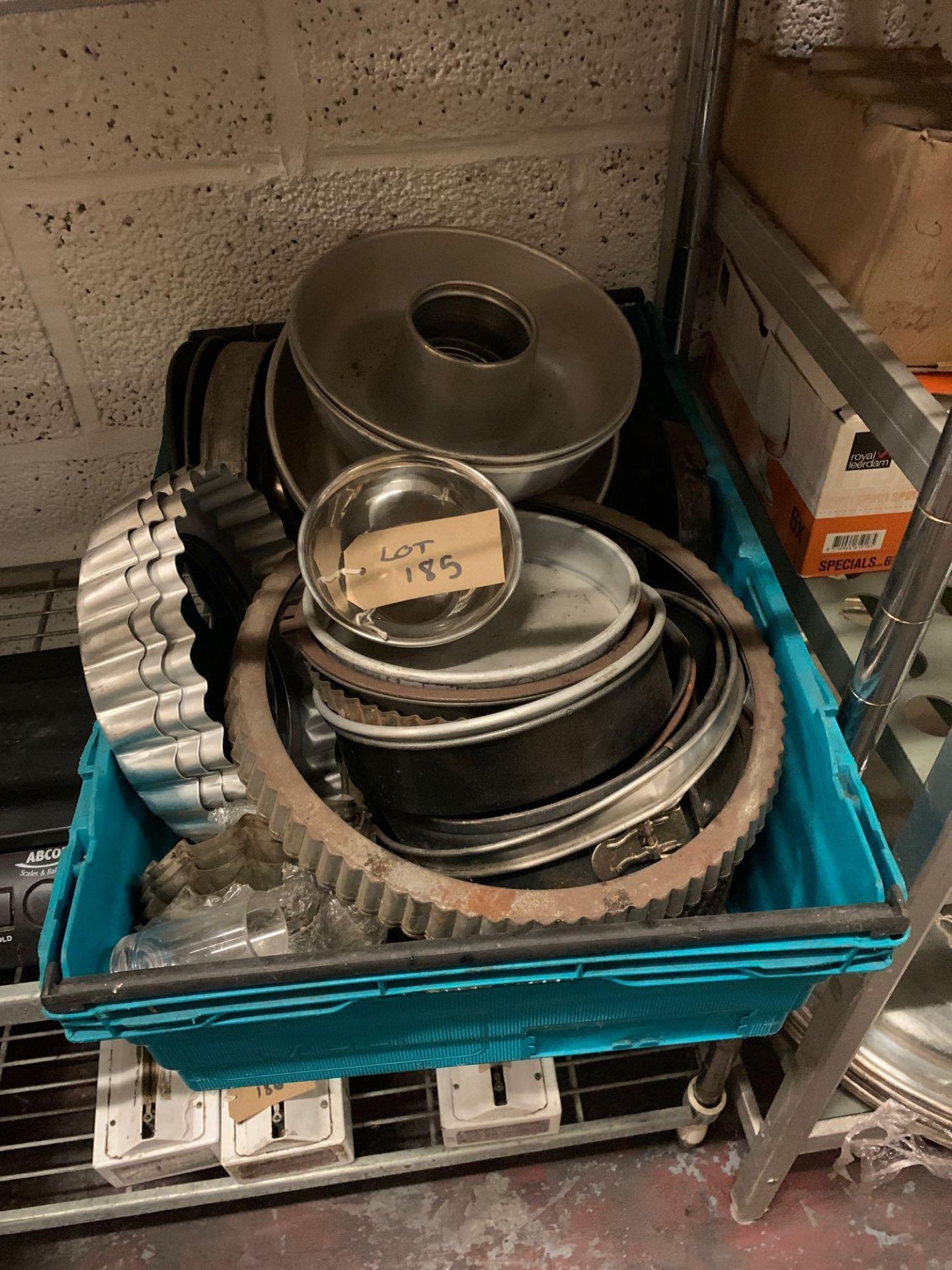 A Quantity Of Various Cake Pans As Found