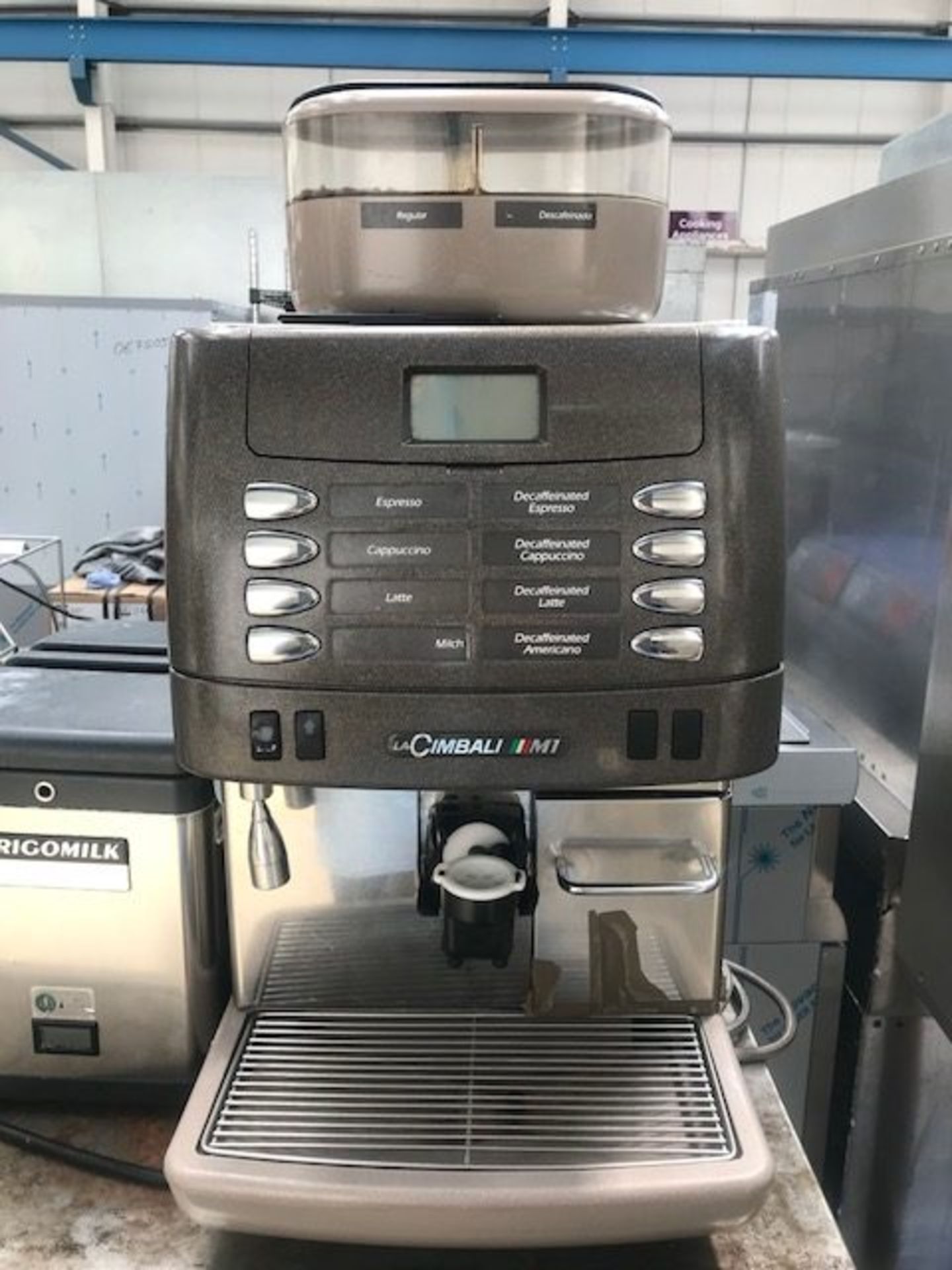 La Cimbali Coffee Machine Compact superautomatic espresso and cappuccino machine. Equipped with