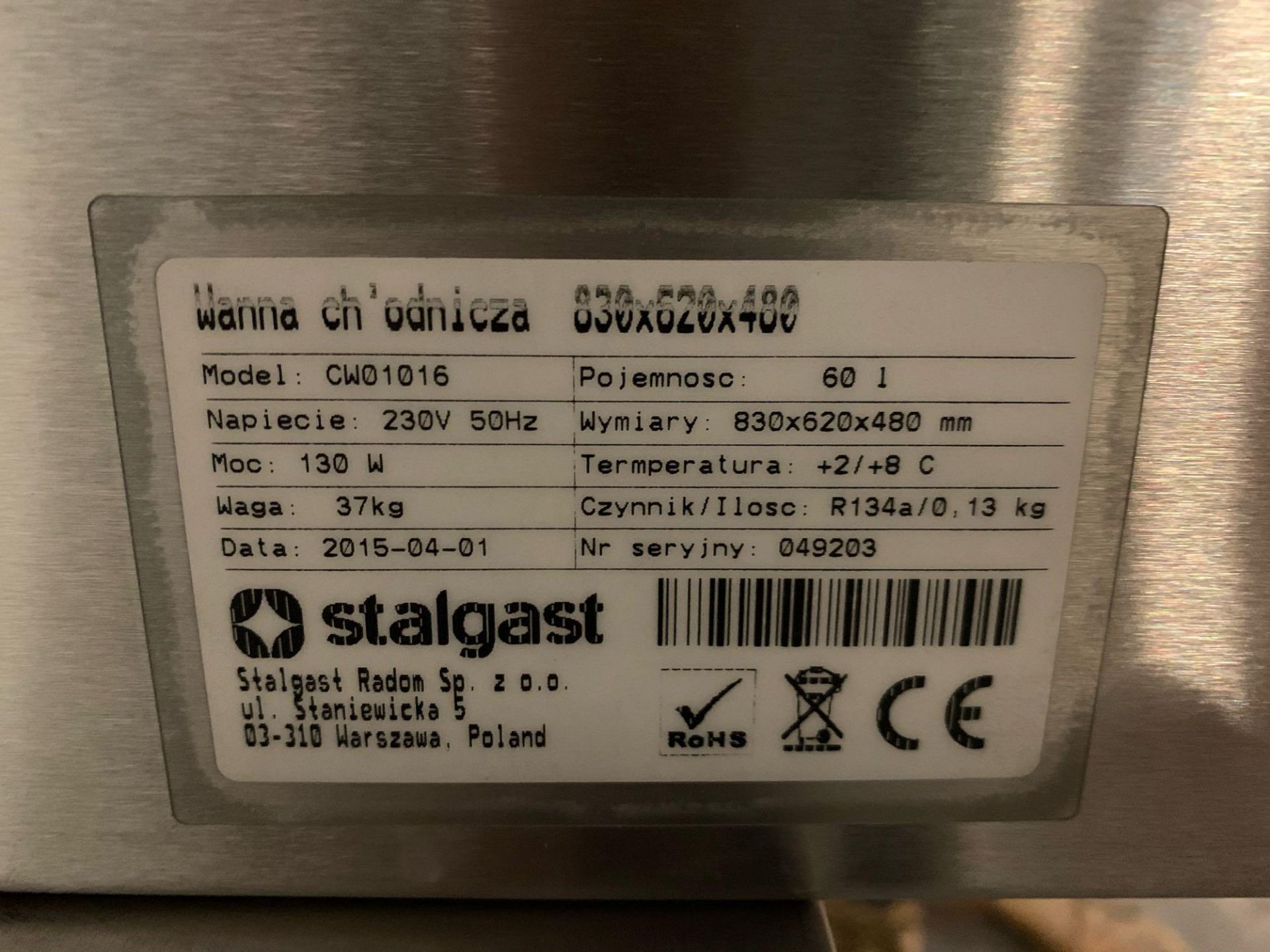 StalgastÂ CW101016 Brand New in box drop in Baine Marie 830mm x 620mm x 480mm - Bild 4 aus 4