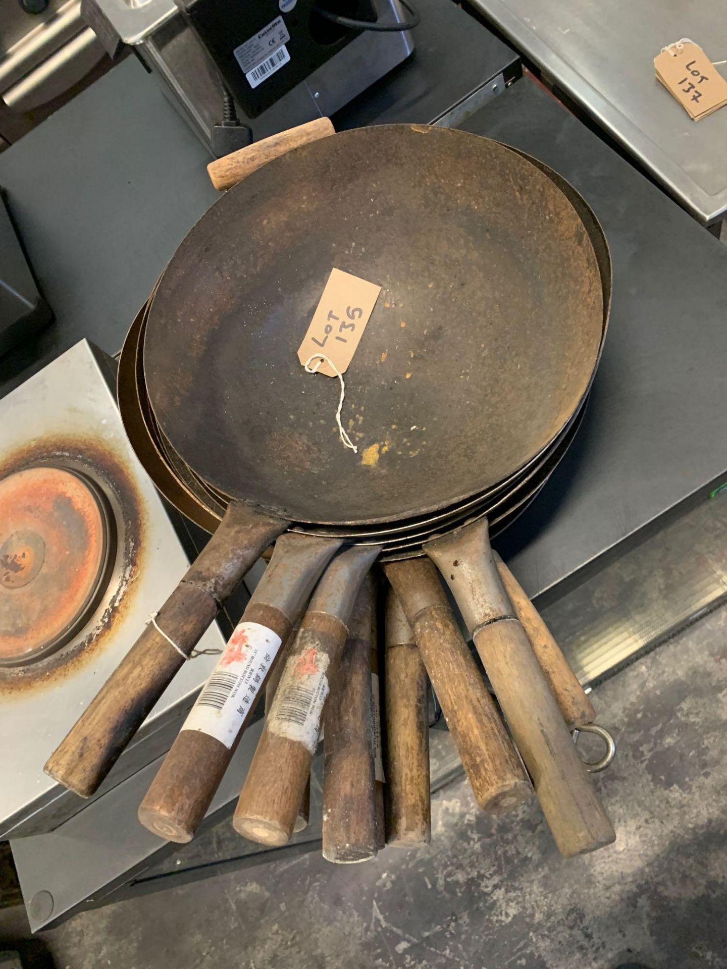 Various Wok Pans as Found - Image 2 of 2