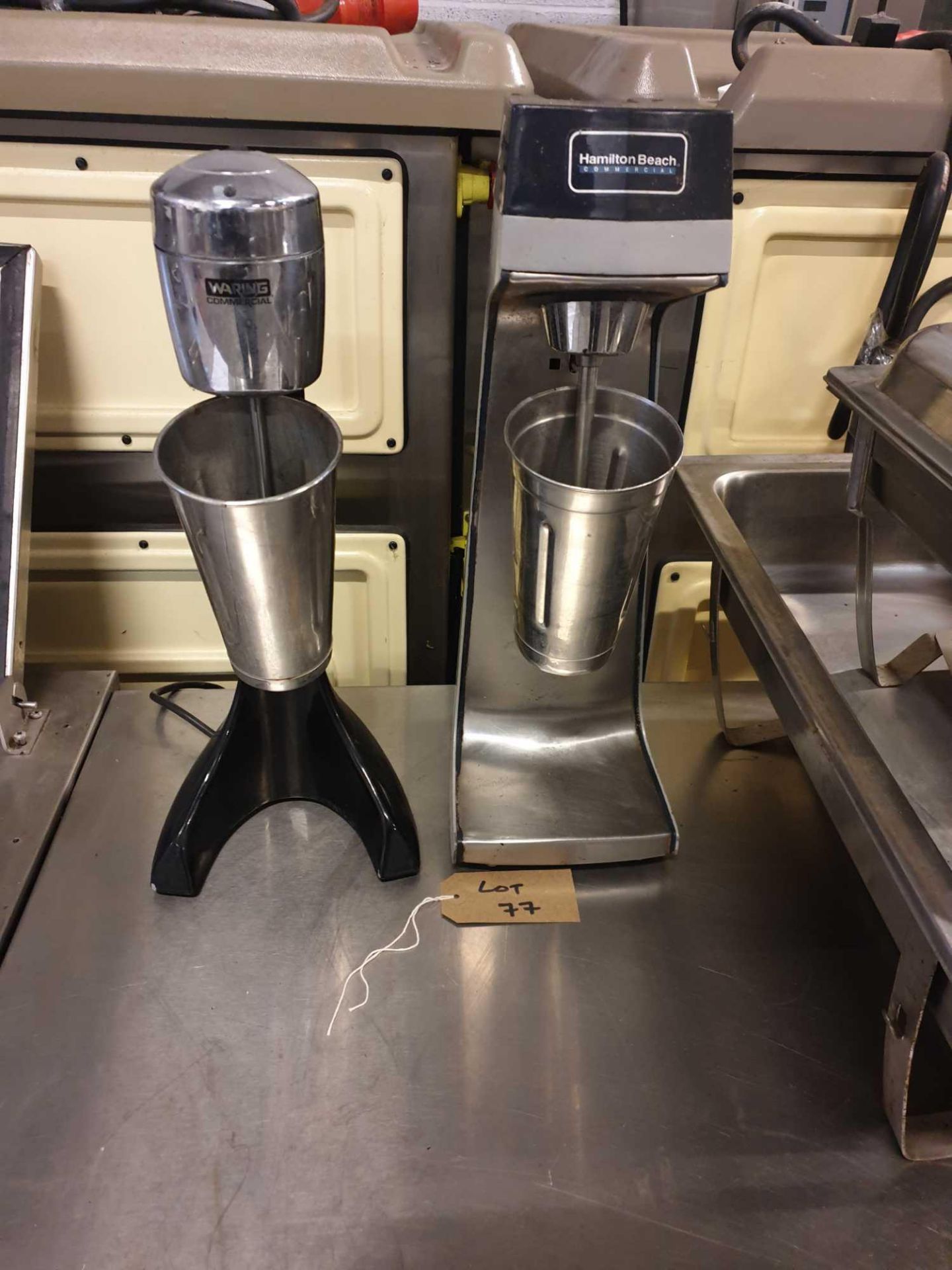 2 X stick blenders Comprising 1 X Hamilton Beach 1 X Waring Commercial