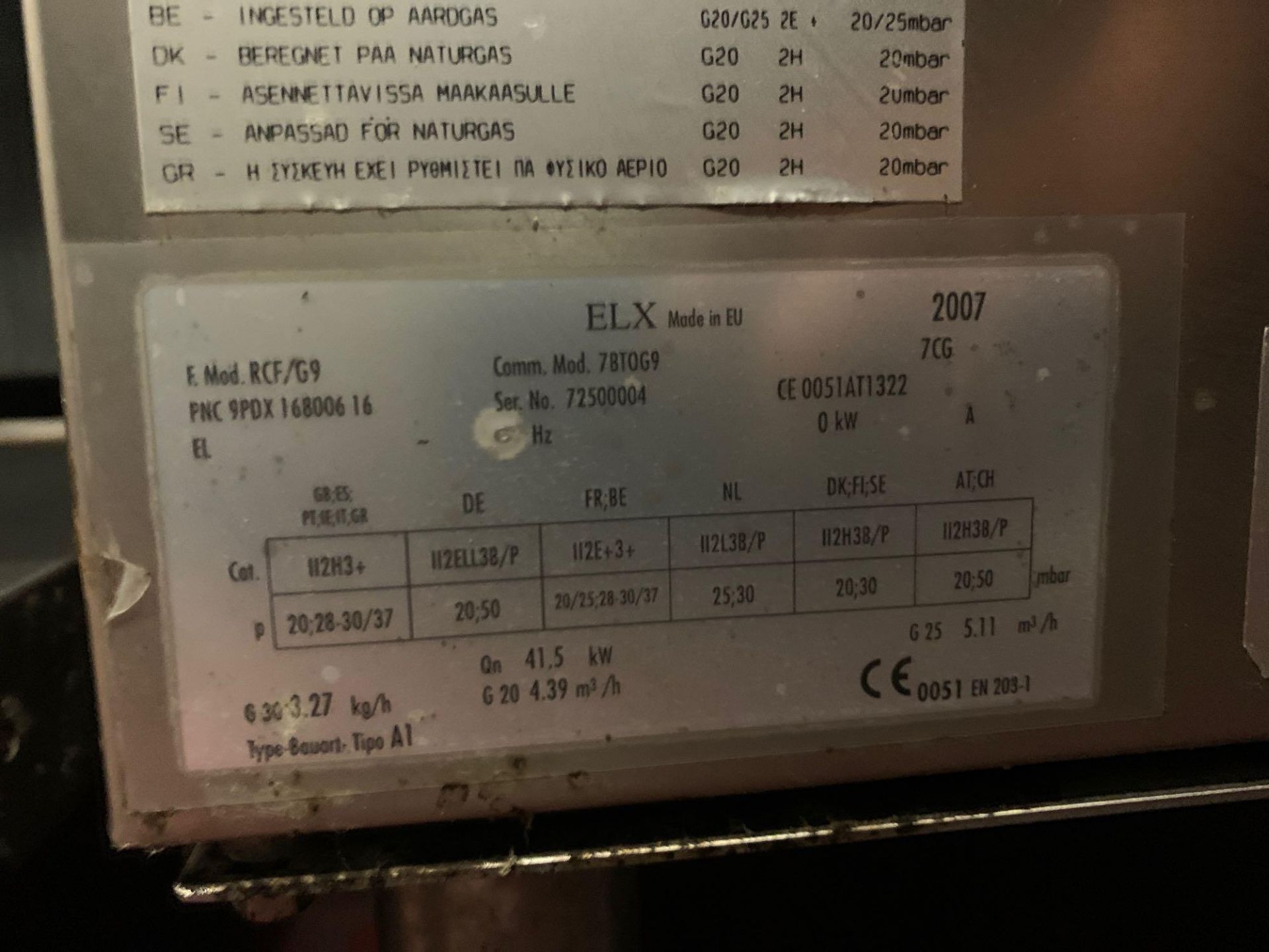 Electrolux Professional 7BT0G9 6 Burner Gas Range With Oven - 90cm X 70cm X 90cm - Bild 5 aus 5