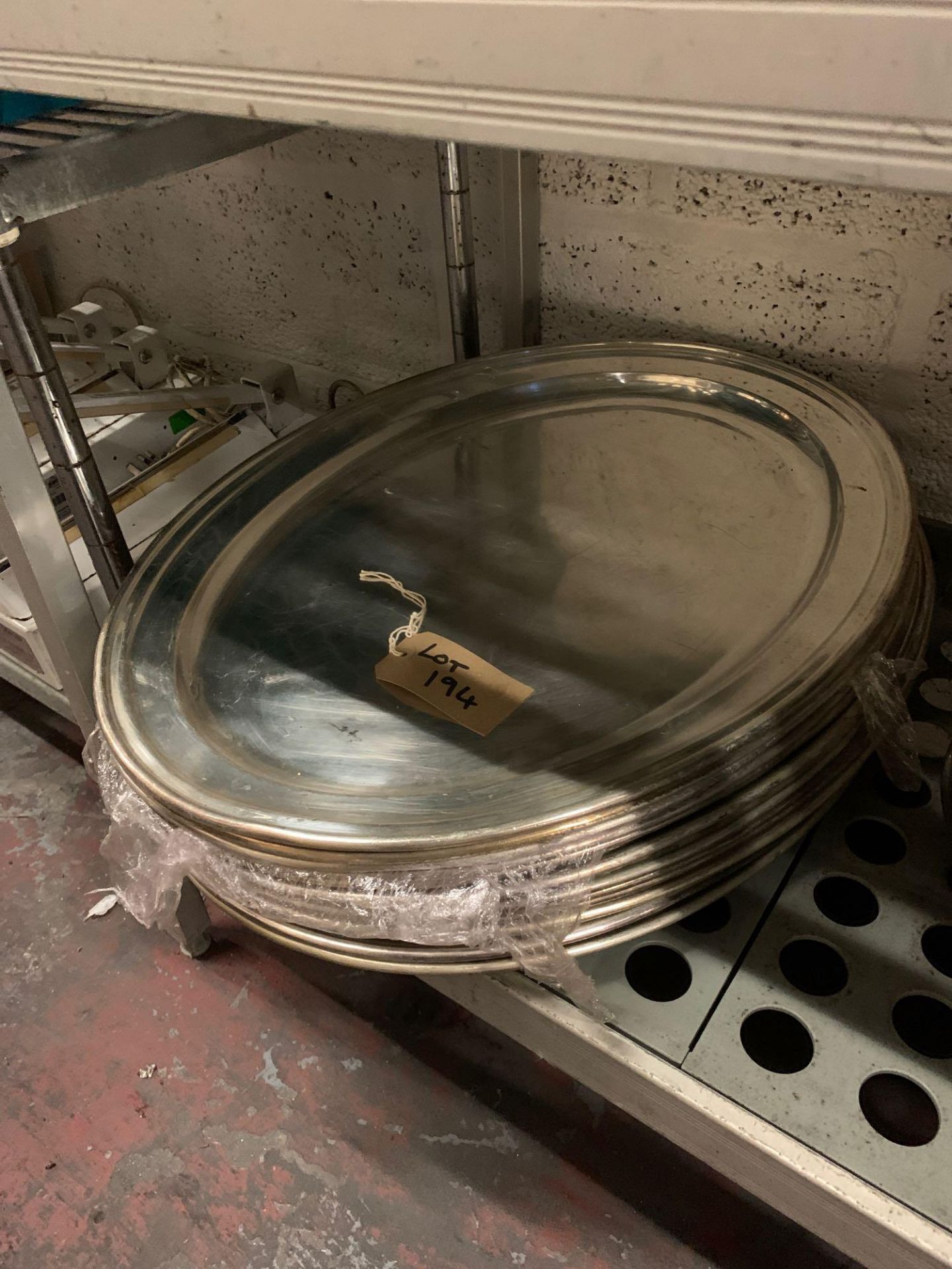 A Quantity Of Various Serving Trays As Found