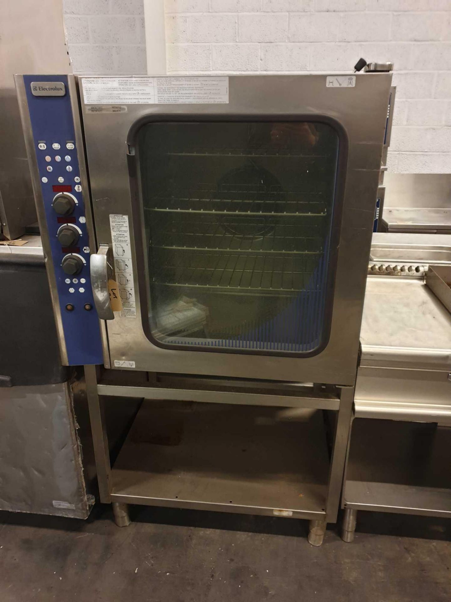 Electrolux Professional ECV/G10 T4 Gas Combination Oven 90cm X 90cm X164cm 10 Grid