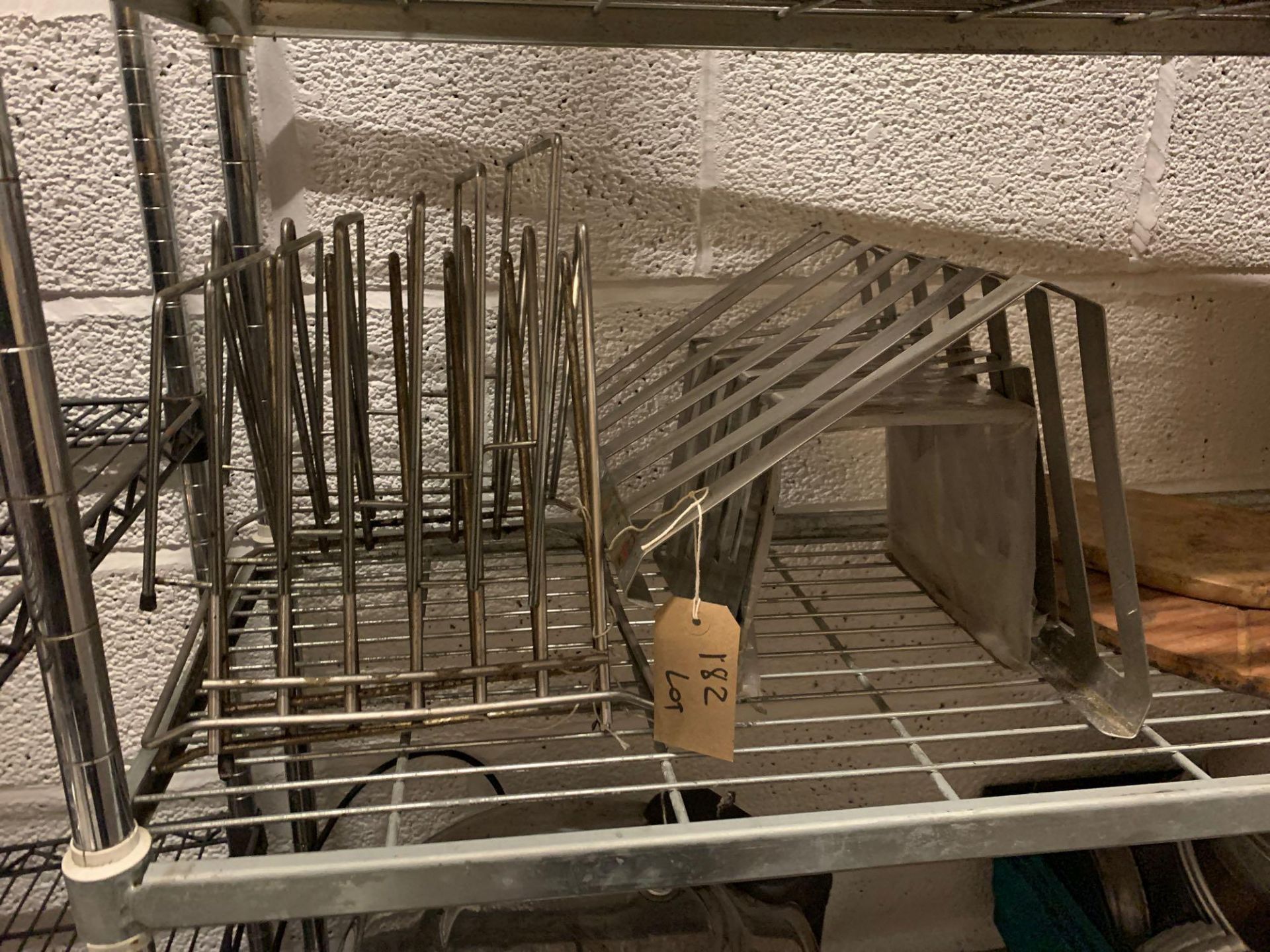 A Quantity Of Various Plate Drying Racks As Found