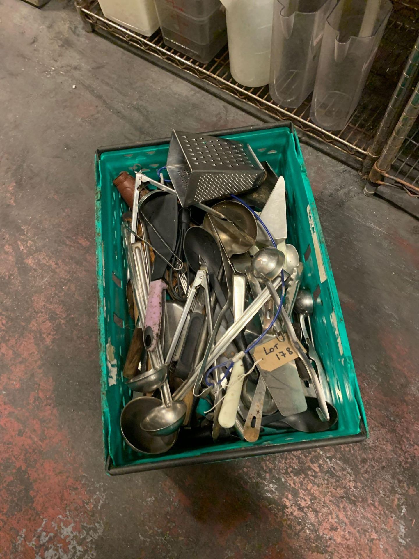 A Quantity Of Various Cooking Utensils As Found