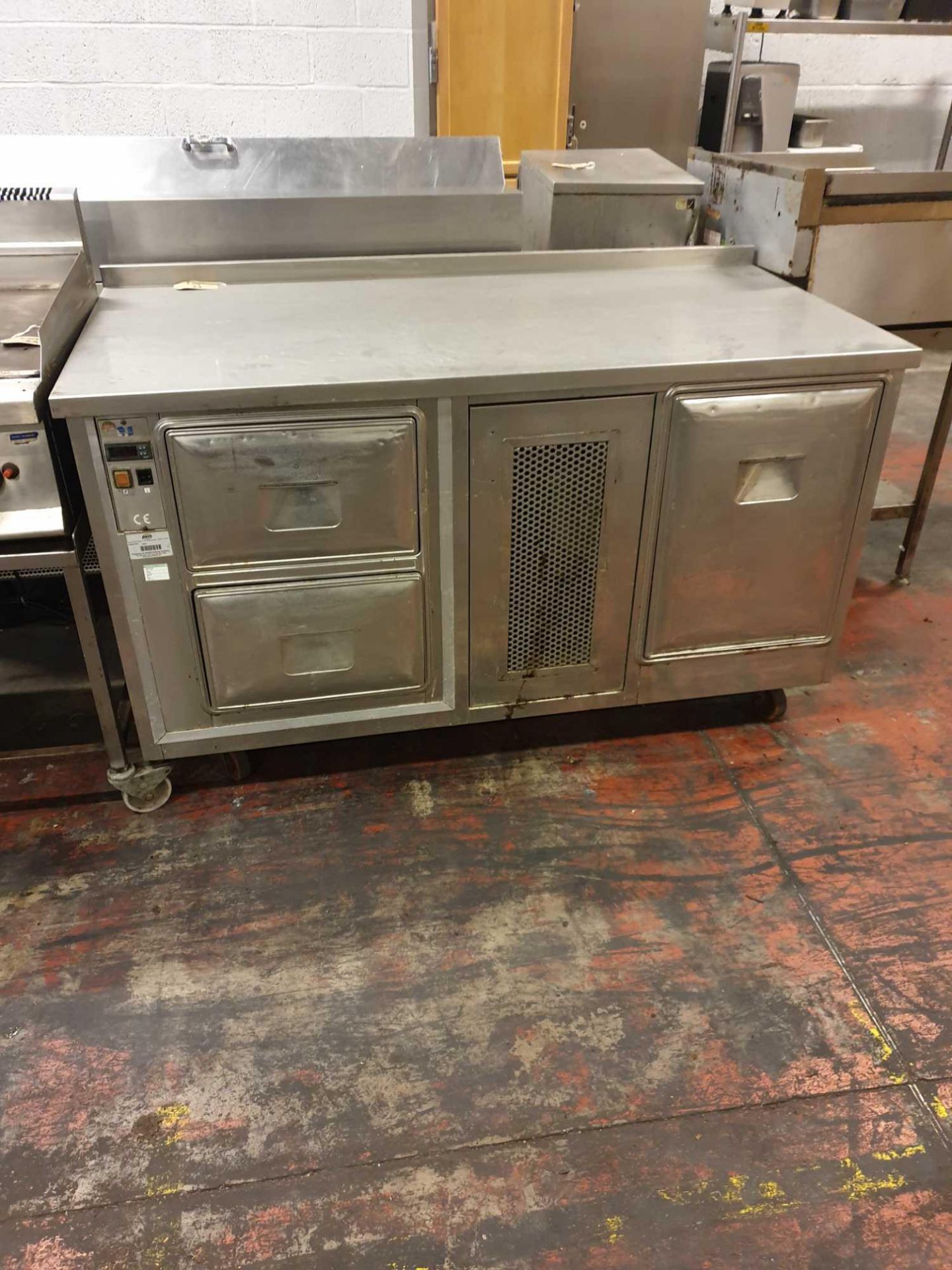 Stainless Steel 3 Drawer Bench Chiller 160cm X 80 x 92cm