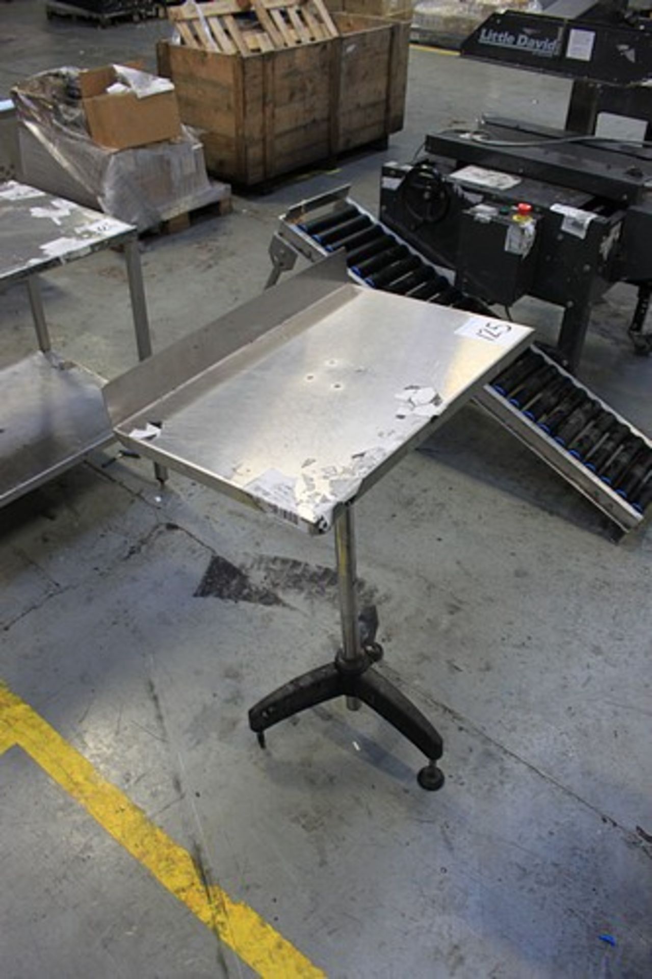 Stainless steel lectern 600 x 400 x 1000mm