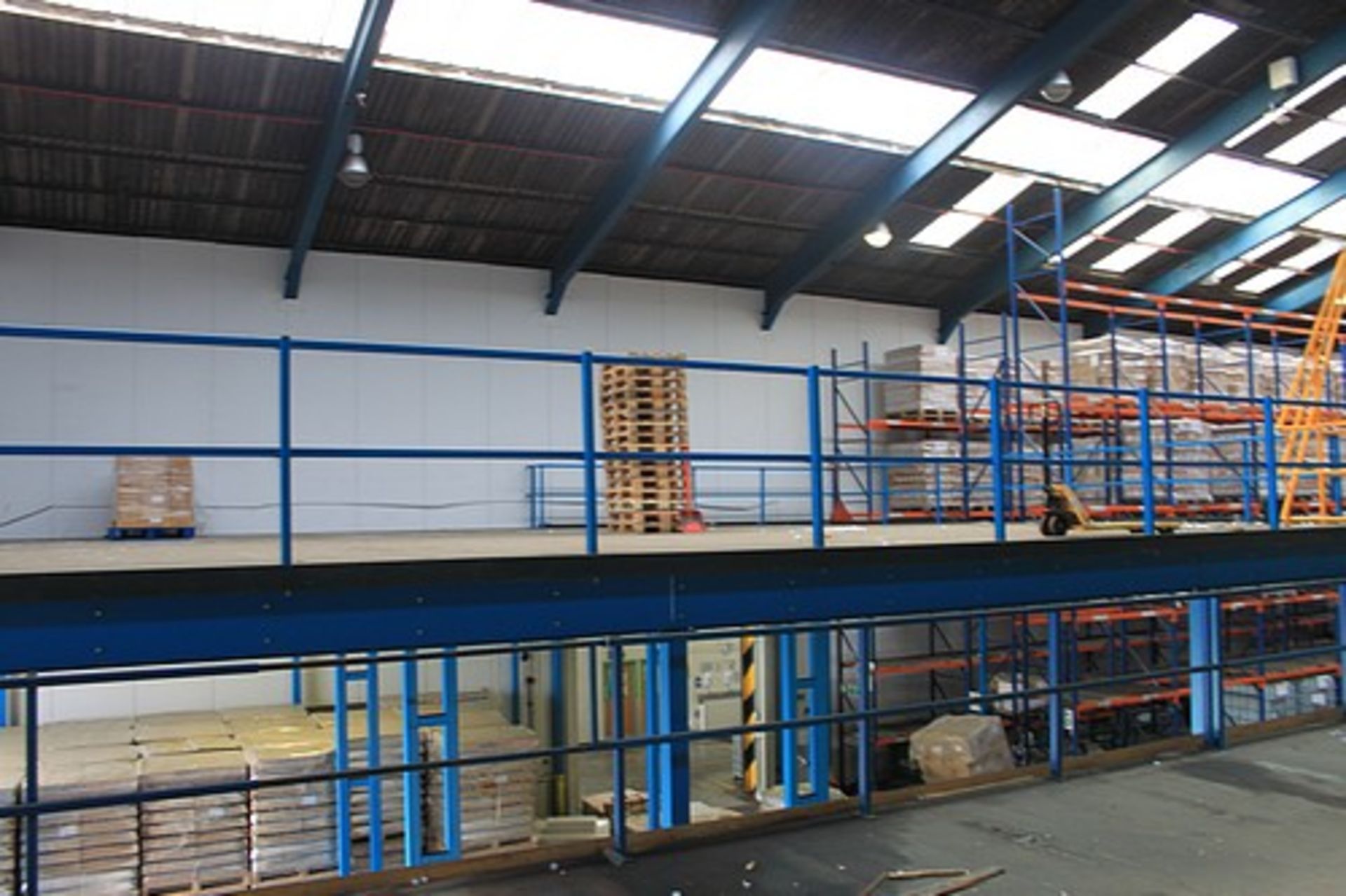 Powerdeck Mezzanine Floors - mezzanine steel floor decked in high density board with pallet loader - Image 10 of 10