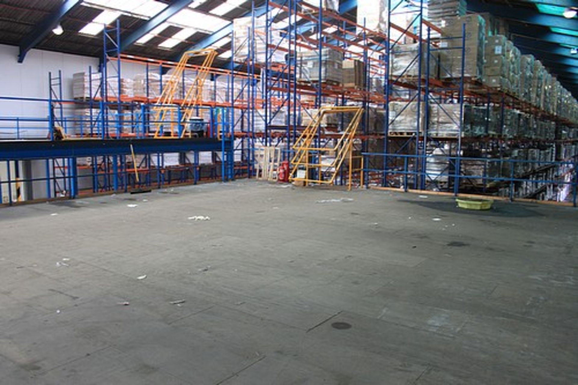 Powerdeck Mezzanine Floors - mezzanine steel floor decked in high density board with pallet loader - Image 6 of 6