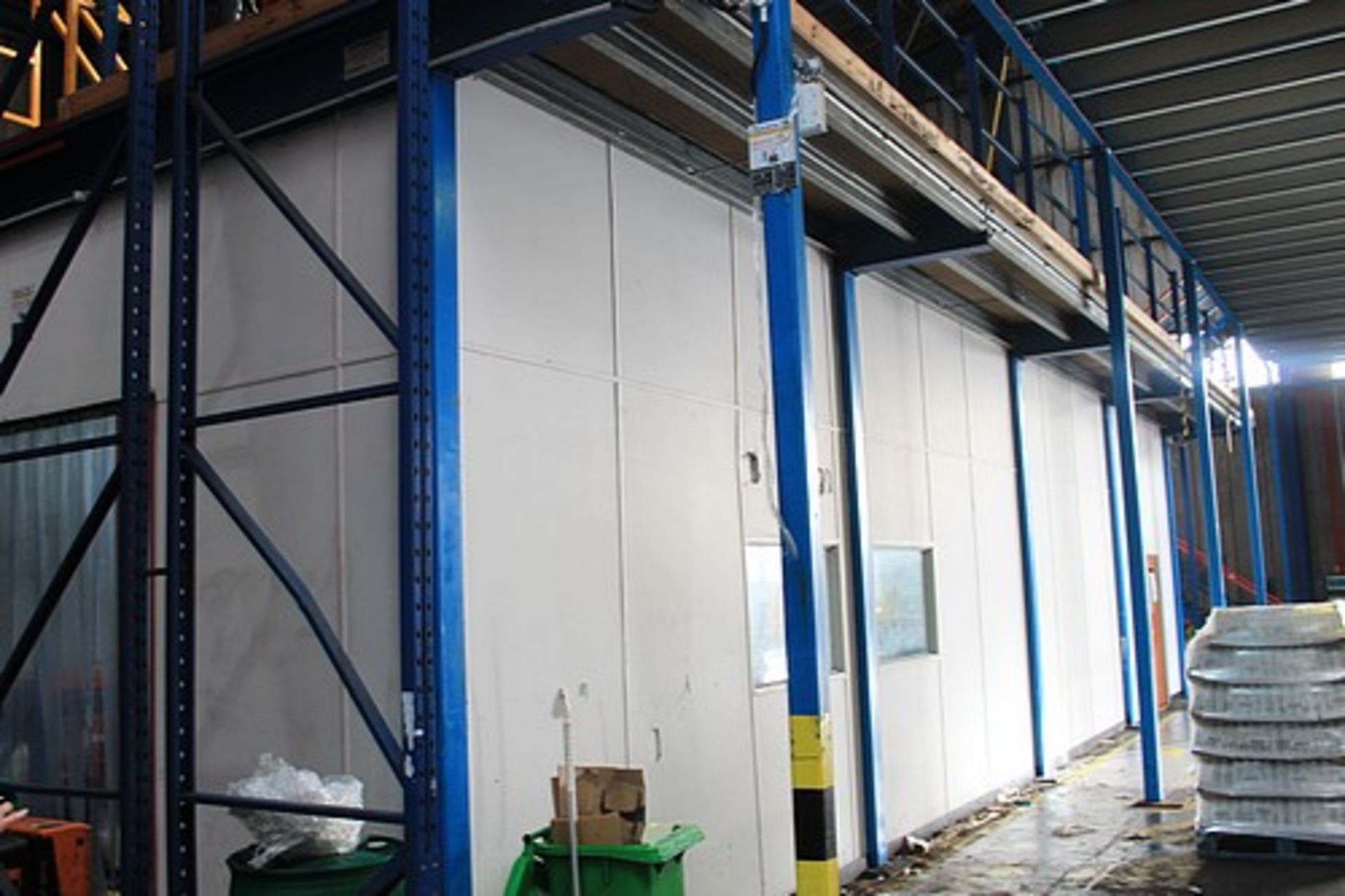 Powerdeck Mezzanine Floors - mezzanine steel floor decked in high density board with pallet loader