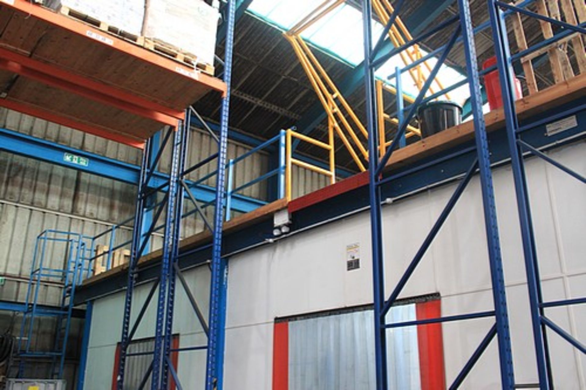 Powerdeck Mezzanine Floors - mezzanine steel floor decked in high density board with pallet loader - Image 2 of 6