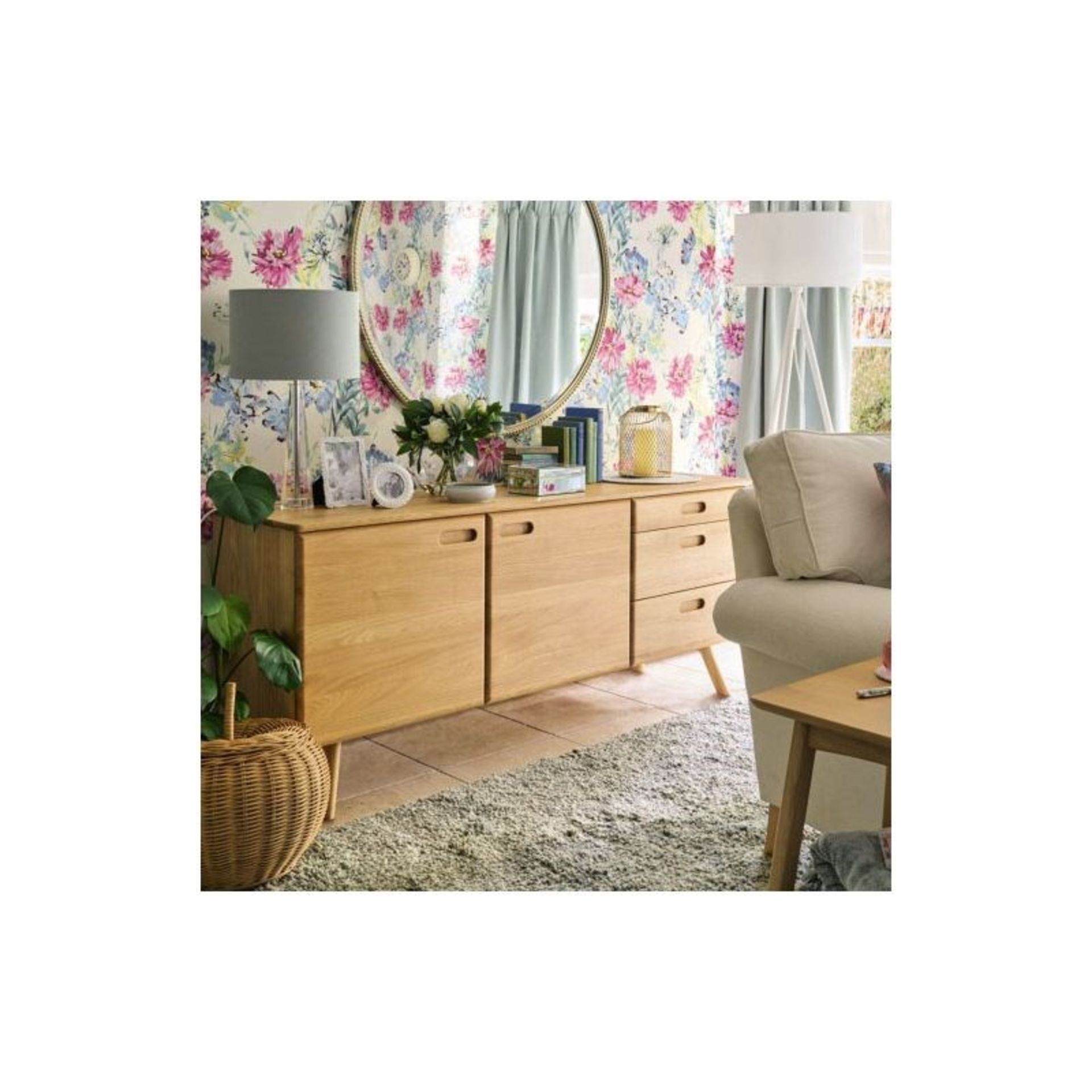 Laura Ashley Hazlemere 2 Door 3 Drawer Sideboard Taking Inspiration From The Iconic Furniture - Image 2 of 3