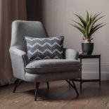 Radlett Chair Bailey, Pewter The Radlett is a sophisticated large armchair, offering maximum comfort