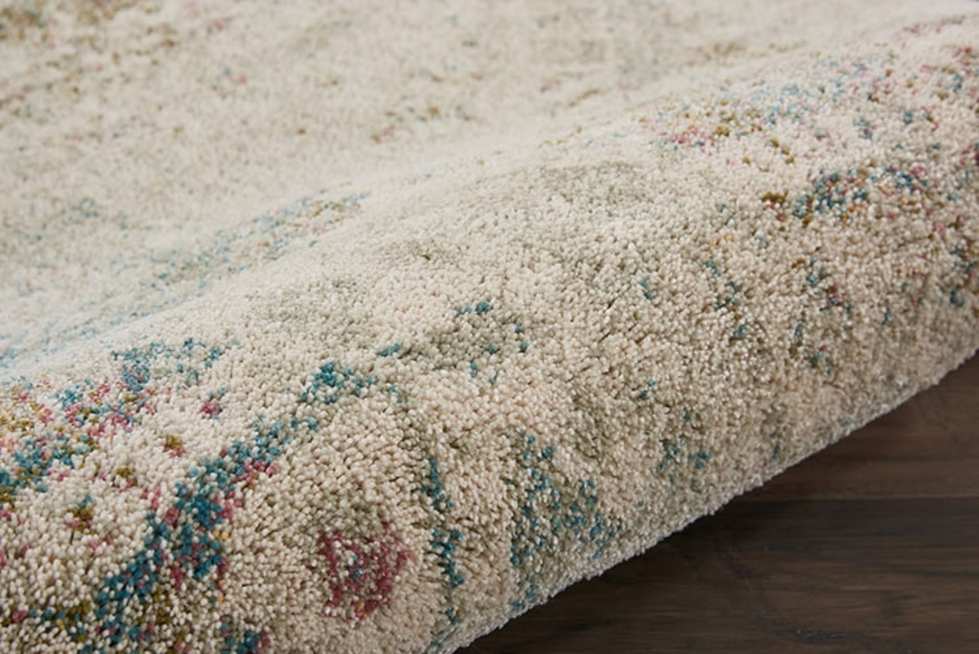 Fusion Traditional Pattern Rugs FSS11 in Cream and Multi by Nourison The Fusion Collection in - Image 2 of 2