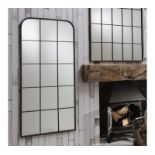 Rochester Mirror 1270 x 610mm A Timeless Classic With Its Radius Top And Natural Metal Finish