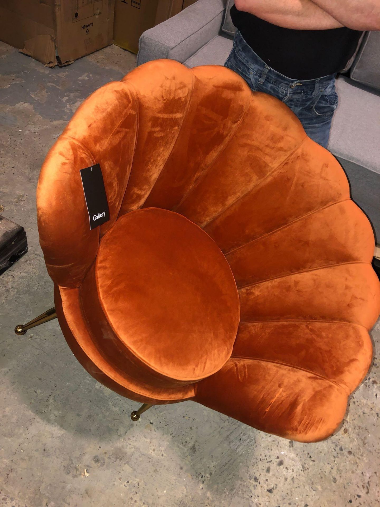 Rivello Armchair Rusty Orange 780 x 800 x 930mm This Stunning Rivello Rusty Orange Armchair Boasts - Image 5 of 5